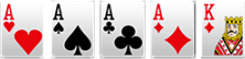 KX凯旋棋牌二次元德州扑克-四条
